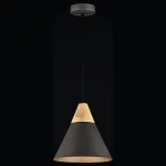 Подвесной светильник Maytoni Bicones P359-PL-220-C Цвет арматуры серый Цвет плафонов коричневый от ImperiumLoft