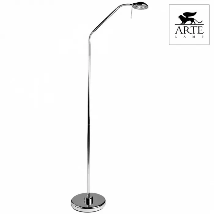 Торшер Arte Lamp Flamingo A2250PN-1CC Цвет арматуры хром Цвет плафонов хром от ImperiumLoft