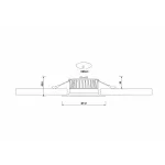 Встраиваемый светильник Donolux DL18891 DL18891/7W White R Dim Цвет арматуры черный