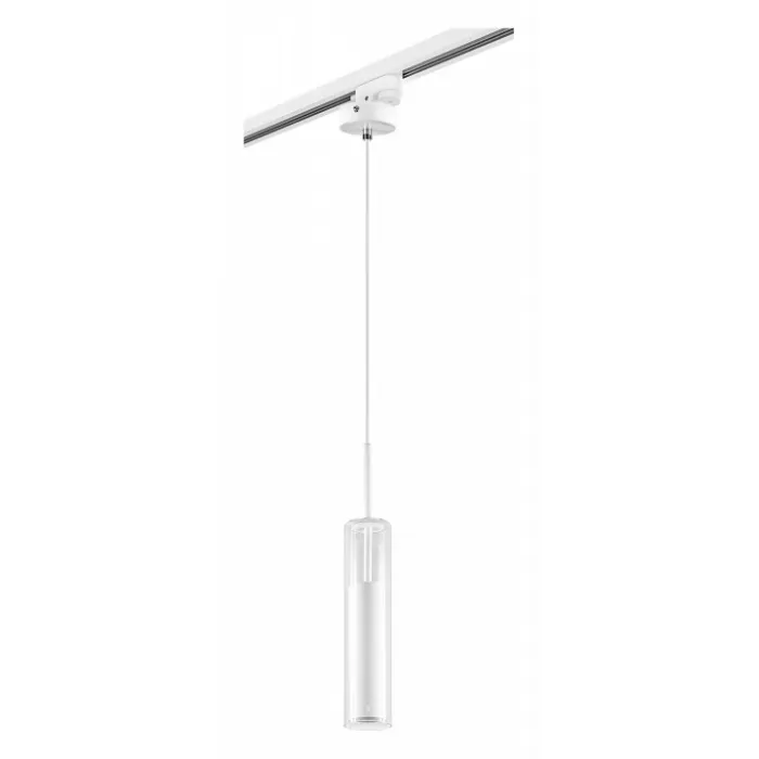 Переходник для трека Lightstar Barra 592006 Цвет арматуры белый Цвет плафонов прозрачный от ImperiumLoft