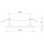 Встраиваемый светильник Elektrostandard Dorma 25001/01 MR16 черный