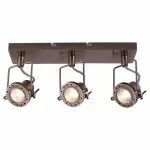 Спот Arte Lamp Costruttore A4300PL-3AB Цвет арматуры бронза Цвет плафонов хром