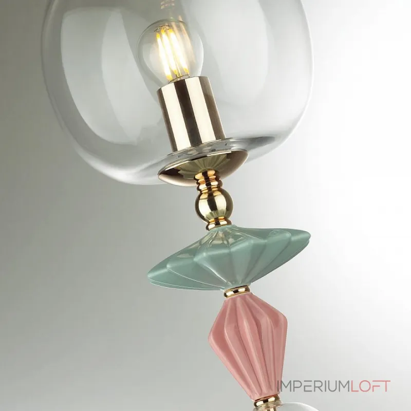 Настольная лампа декоративная Odeon Light Bizet 4855/1T Цвет плафонов прозрачный Цвет арматуры золото