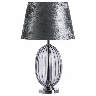 Настольная лампа декоративная Arte Lamp Baymont A5131LT-1CC Цвет плафонов серый Цвет арматуры хром