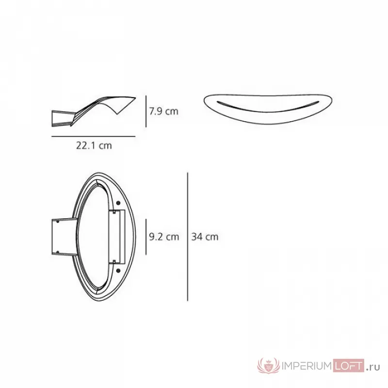 Бра Artemide 0916020A от ImperiumLoft