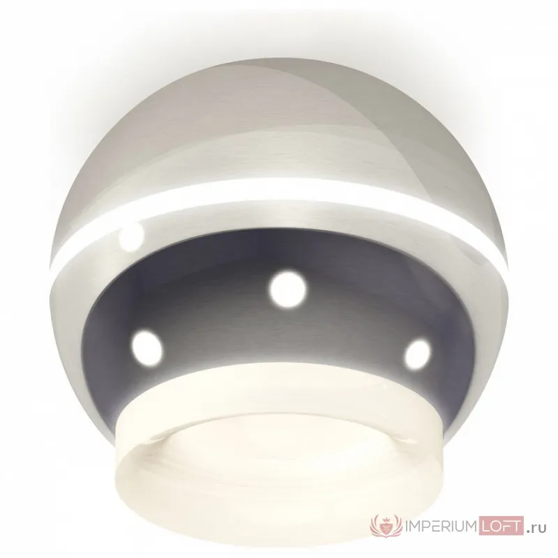 Накладной светильник Ambrella Xs1104 XS1104030 Цвет арматуры серебро Цвет плафонов белый от ImperiumLoft