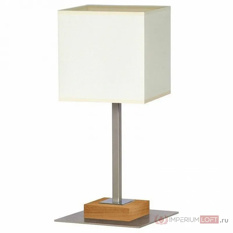 Настольная лампа декоративная Luminex Idea 3949 Цвет арматуры хром Цвет плафонов коричневый от ImperiumLoft