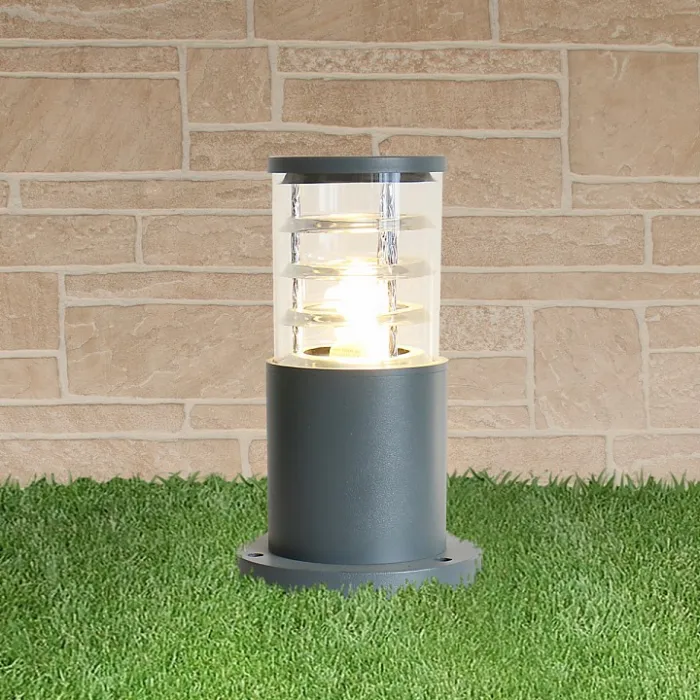 Наземный низкий светильник Elektrostandard Techno 1508 TECHNO silver серый от ImperiumLoft