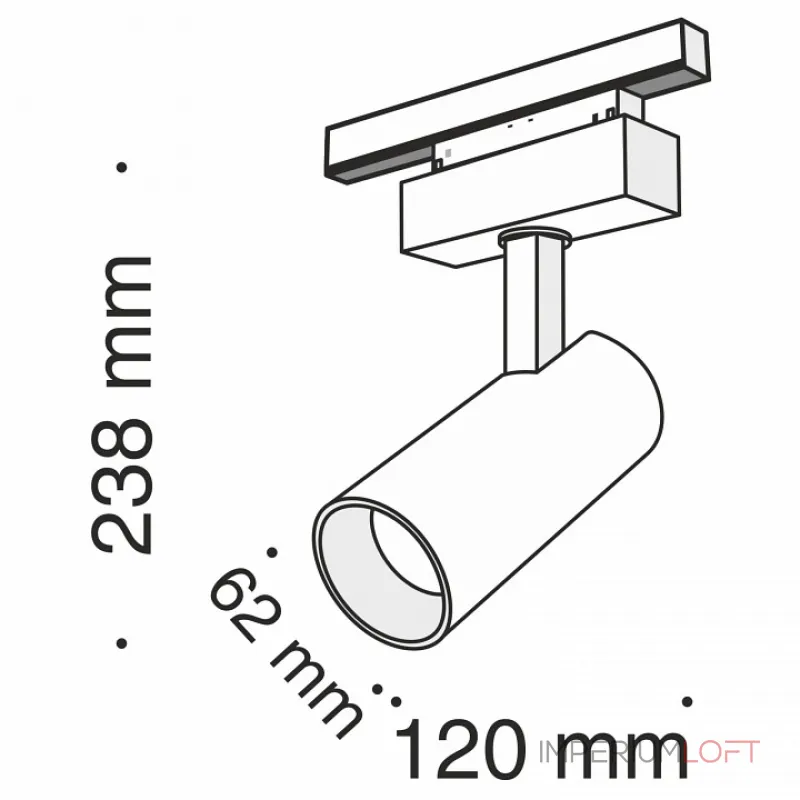 Светильник на штанге Maytoni Track lamps TR019-2-15W3K-B Цвет арматуры черный Цвет плафонов черный Светильник на штанге Maytoni Track lamps TR019-2-15W3K-B Цвет арматуры черный Цвет плафонов черный