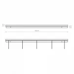 Основание Nowodvorski Cameleon Canopy B1500 BL 8608 цвет арматуры черный от ImperiumLoft