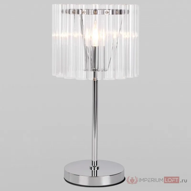 Настольная лампа декоративная Bogate's Flamel 01117/1 хром от ImperiumLoft