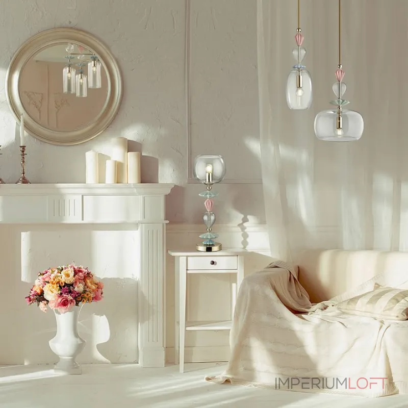 Настольная лампа декоративная Odeon Light Bizet 4855/1T Цвет плафонов прозрачный Цвет арматуры золото