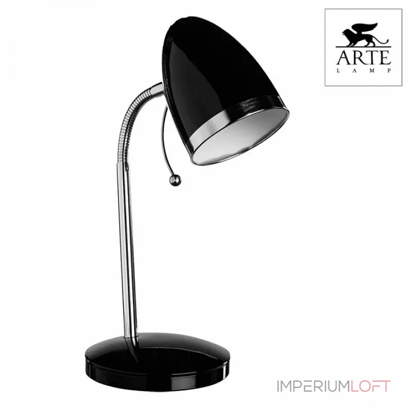 Настольная лампа офисная Arte Lamp Cosy A6145LT-1BK Цвет арматуры хром Цвет плафонов хром от ImperiumLoft Настольная лампа офисная Arte Lamp Cosy A6145LT-1BK Цвет арматуры хром Цвет плафонов хром от ImperiumLoft