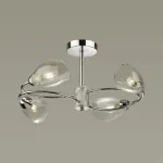 Люстра на штанге Lumion Romeo 4561/4C Цвет арматуры хром Цвет плафонов прозрачный от ImperiumLoft