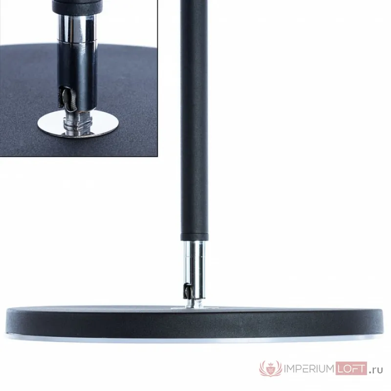Торшер Arte Lamp Sceptrum A1822PN-1BK Цвет плафонов черно-белый Цвет арматуры черный от ImperiumLoft