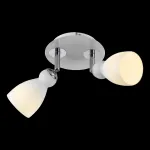 Спот Arte Lamp Bulbo A4037AP-2WH Цвет арматуры хром Цвет плафонов белый
