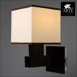 Бра Arte Lamp Quadro A4402AP-1BK Цвет арматуры хром Цвет плафонов белый