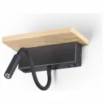 Бра Odeon Light Woody 3868/8WL Цвет плафонов черный Цвет арматуры черный от ImperiumLoft