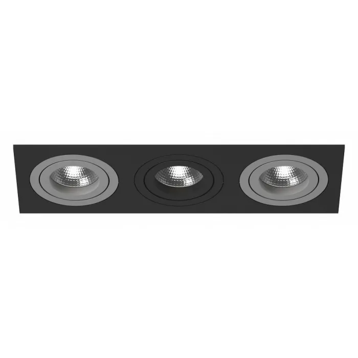 Встраиваемый светильник Lightstar Intero 16 triple quadro i537090709 Цвет арматуры разноцветный Цвет плафонов оранжевый от ImperiumLoft