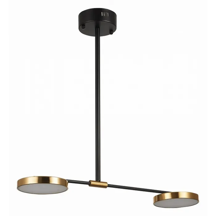Светильник на штанге ST-Luce Farone SL1605.403.02 Цвет плафонов латунь Цвет арматуры черный от ImperiumLoft