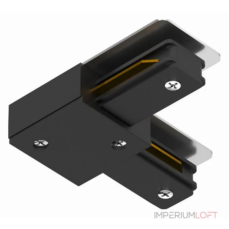 Соединитель с токопроводом угловой L-образный для треков Arte Lamp Track Accessories A120006 Цвет арматуры черный Цвет плафонов белый Соединитель с токопроводом угловой L-образный для треков Arte Lamp Track Accessories A120006 Цвет арматуры черный Цвет плафонов белый