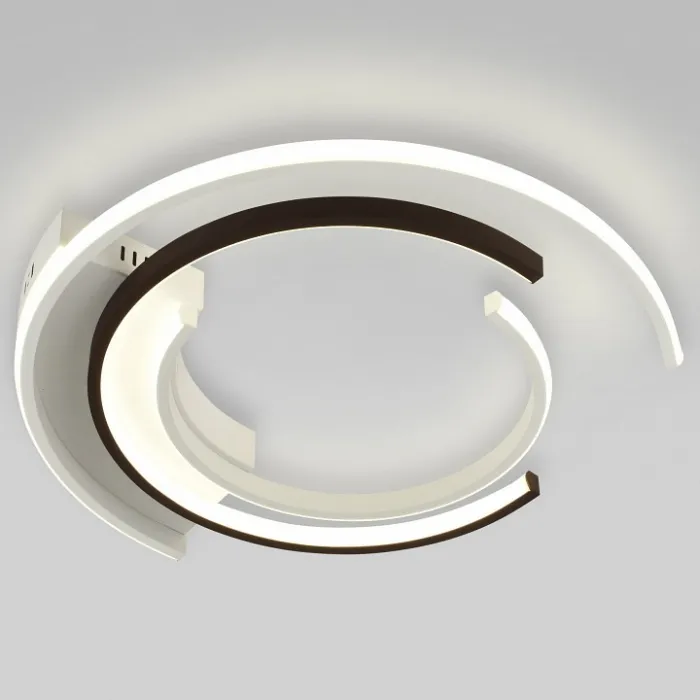 Потолочная люстра Eurosvet Gross 90248/3 белый/ черный от ImperiumLoft
