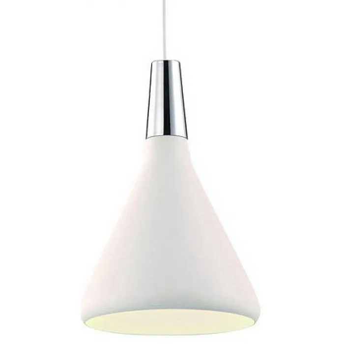 Подвесной светильник Arte Lamp Ciclone A9154SP-1WH Цвет арматуры хром Цвет плафонов белый от ImperiumLoft