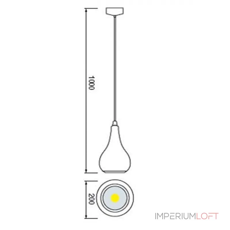 Подвесной светильник Horoz Electric HRZ00000803 