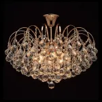 Люстра на штанге MW-Light Жемчуг 9 232016708 Цвет арматуры золото Цвет плафонов прозрачный от ImperiumLoft