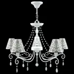 Подвесная люстра Lamp4You Provence 17 E4-05-WM-LMP-O-1-CRL-E4-05-TR-UP Цвет арматуры белый Цвет плафонов серый от ImperiumLoft