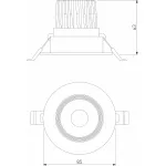 Встраиваемый светильник Elektrostandard Even a065459