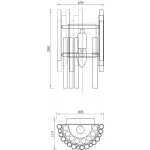 Накладной светильник Maytoni Coliseo MOD135WL-01BS от ImperiumLoft