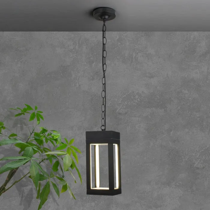 Подвесной светильник Elektrostandard Frame 1528 TECHNO LED черный от ImperiumLoft