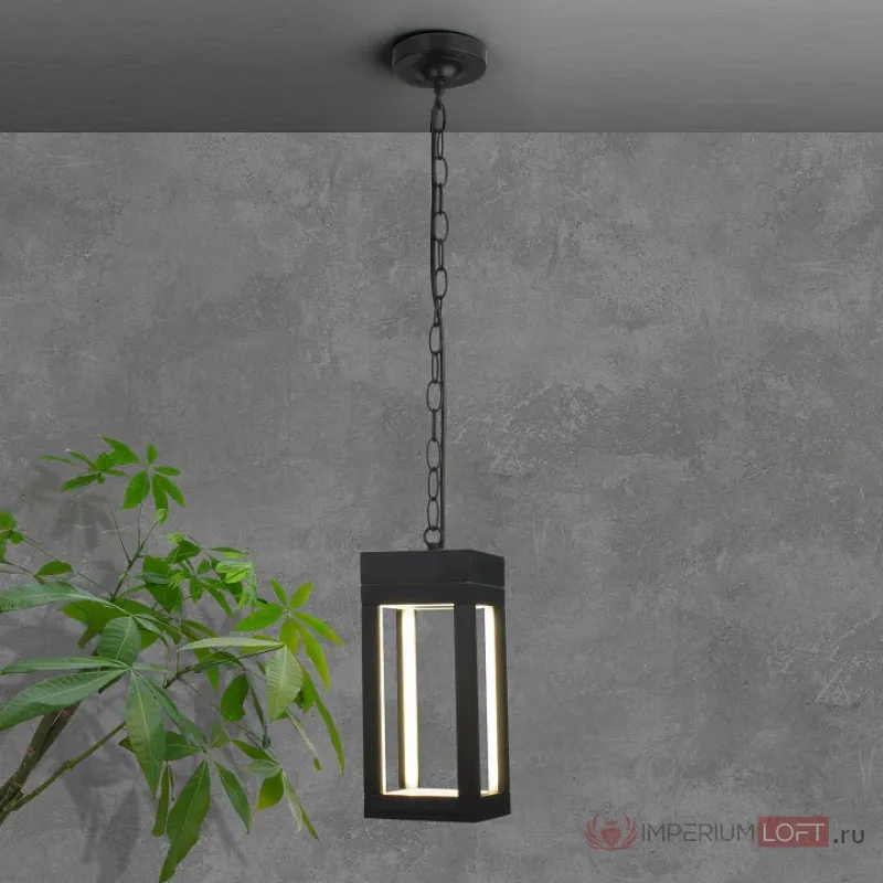 Подвесной светильник Elektrostandard Frame 1528 TECHNO LED черный от ImperiumLoft