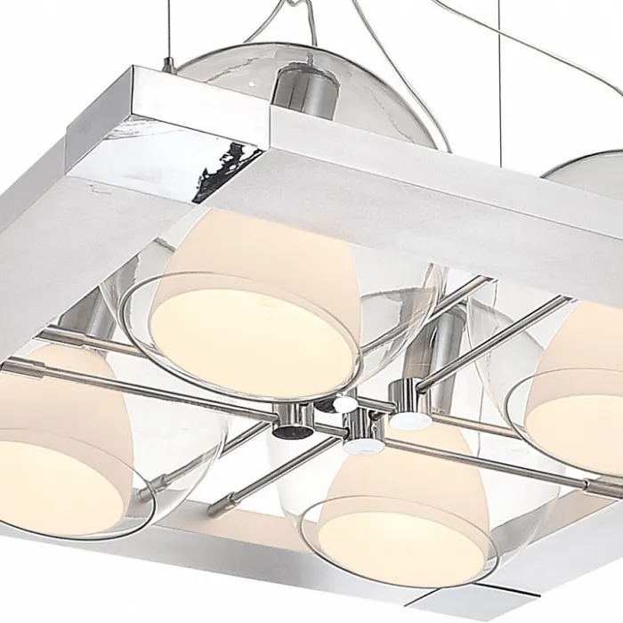 Подвесная люстра Lightstar Palla 803141 Цвет арматуры хром Цвет плафонов прозрачный от ImperiumLoft