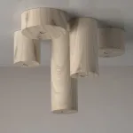 Накладной светильник DeMarkt Иланг 5 712010901 Цвет арматуры коричневый Цвет плафонов коричневый от ImperiumLoft