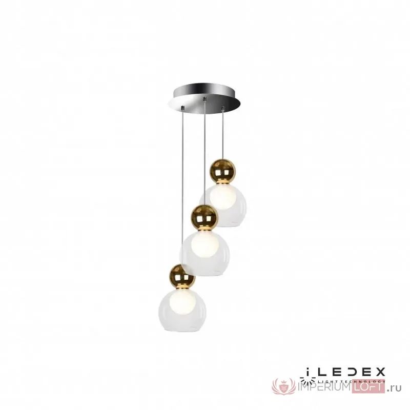 Подвесной светильник iLedex Blossom C4476-3R GL от ImperiumLoft