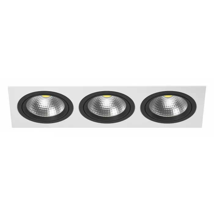 Встраиваемый светильник Lightstar Intero 111 i836070707 Цвет арматуры черно-белый от ImperiumLoft
