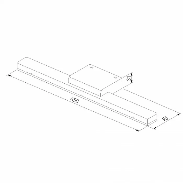Подсветка для зеркала Elektrostandard Protect a052871 Цвет плафонов черный от ImperiumLoft