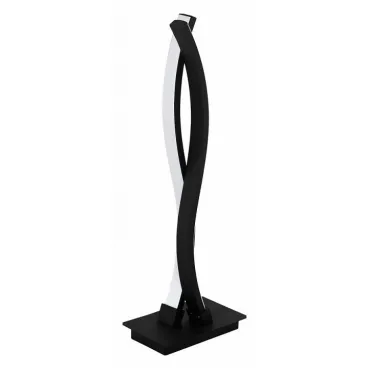 Настольная лампа декоративная Eglo Lasana 3 99318 Цвет плафонов черно-белый Цвет арматуры черный