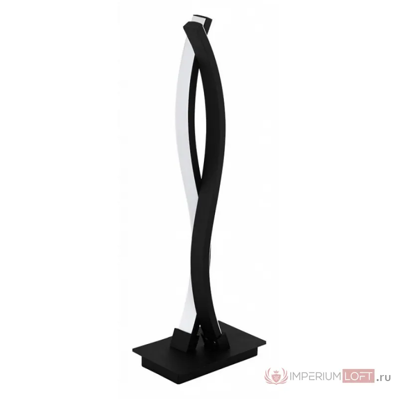 Настольная лампа декоративная Eglo Lasana 3 99318 Цвет плафонов черно-белый Цвет арматуры черный от ImperiumLoft