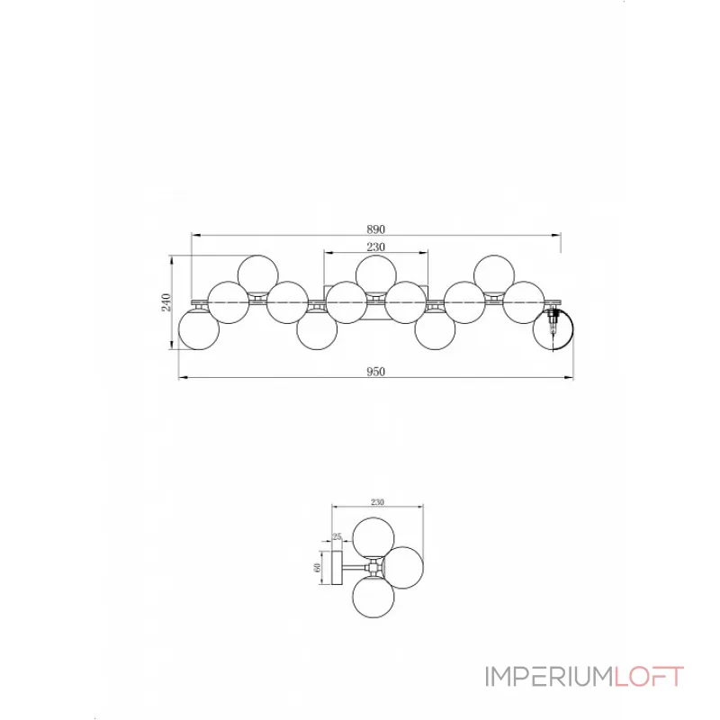 Бра Maytoni Dallas MOD545WL-13G от ImperiumLoft