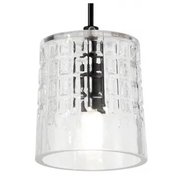 Подвесной светильник Ideal Lux Gognac COGNAC-1 SP1 Цвет арматуры черный Цвет плафонов прозрачный