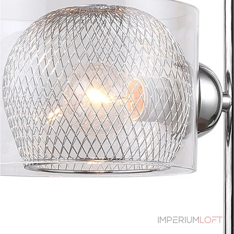 Настольная лампа декоративная Rivoli Mod T1 CR Б0037691 Цвет арматуры хром Цвет плафонов хром
