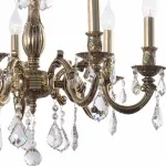 Подвесная люстра Dio D’Arte Mannelli Mannelli E 1.1.7.600 GH Цвет плафонов прозрачный Цвет арматуры золото от ImperiumLoft