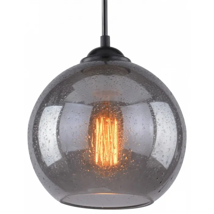 Подвесной светильник Arte Lamp Splendido A4285SP-1SM Цвет арматуры хром Цвет плафонов серый от ImperiumLoft
