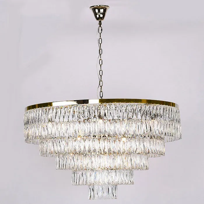 Подвесная люстра Newport 10120 10129+17/C gold Цвет арматуры золото Цвет плафонов прозрачный от ImperiumLoft