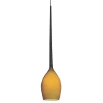 Подвесной светильник Lightstar Meta D&#039;uovo 807113 Цвет плафонов янтарный Цвет арматуры черный от ImperiumLoft