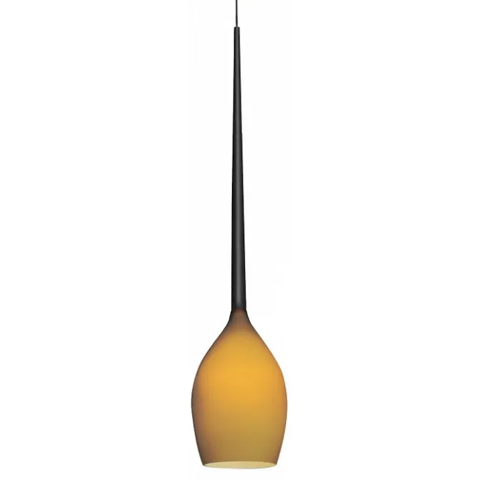 Подвесной светильник Lightstar Meta D&#039;uovo 807113 Цвет плафонов янтарный Цвет арматуры черный от ImperiumLoft