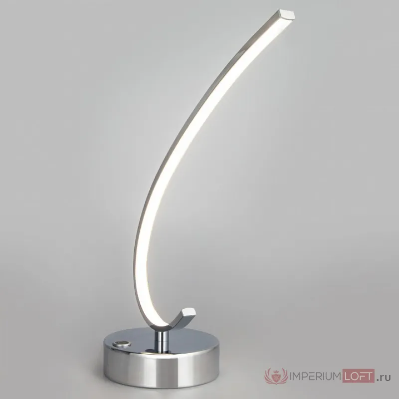 Настольная лампа декоративная Eurosvet Rush 80416/1 хром 12W от ImperiumLoft